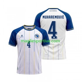 Completo Calcio Bosnia ed Erzegovina Tarik Muharemovic 4 Divisa Trasferta Mondiali 2026